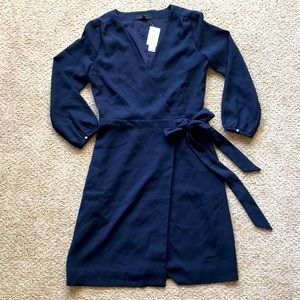 COPY - J. Crew 365 Crepe Wrap Dress size 4 Tall